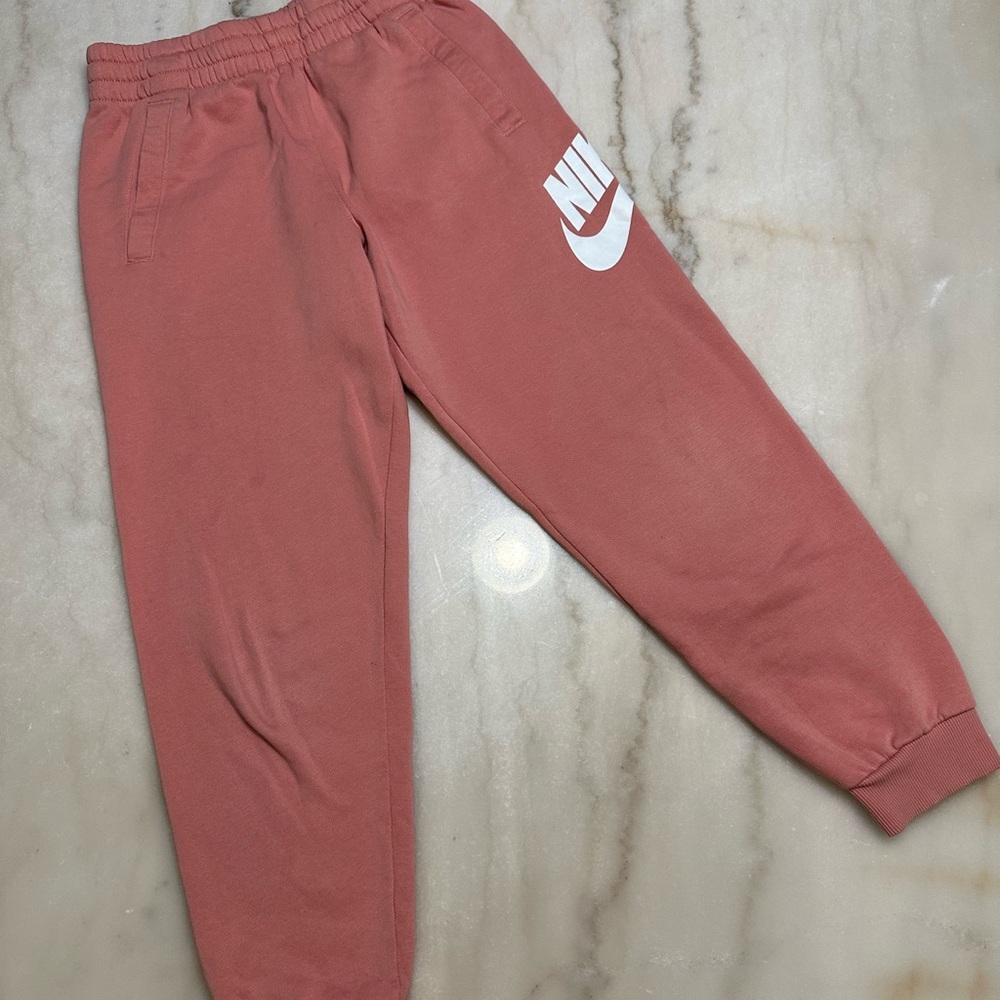 NIKE • Pink Jogger Pants - Kids Large (12)